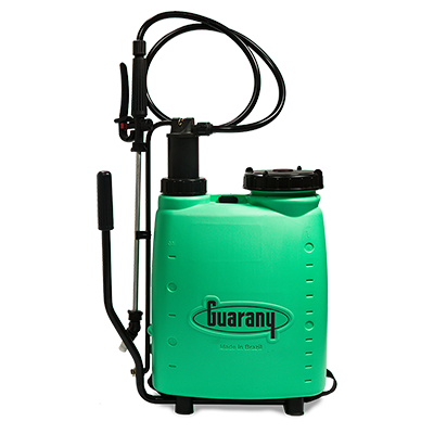A green bioplastic 10 Litre Backpack Sprayer