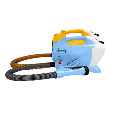 A handheld electric nebuliser or fogger is an effective way to disinfect against viruses or diseases