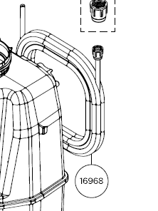 6m reinforced hose for Pulmic Industrial 35L battery sprayer